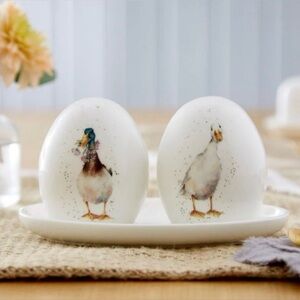 Royal Worcester Duck and Goose Salt and Pepper Shakers